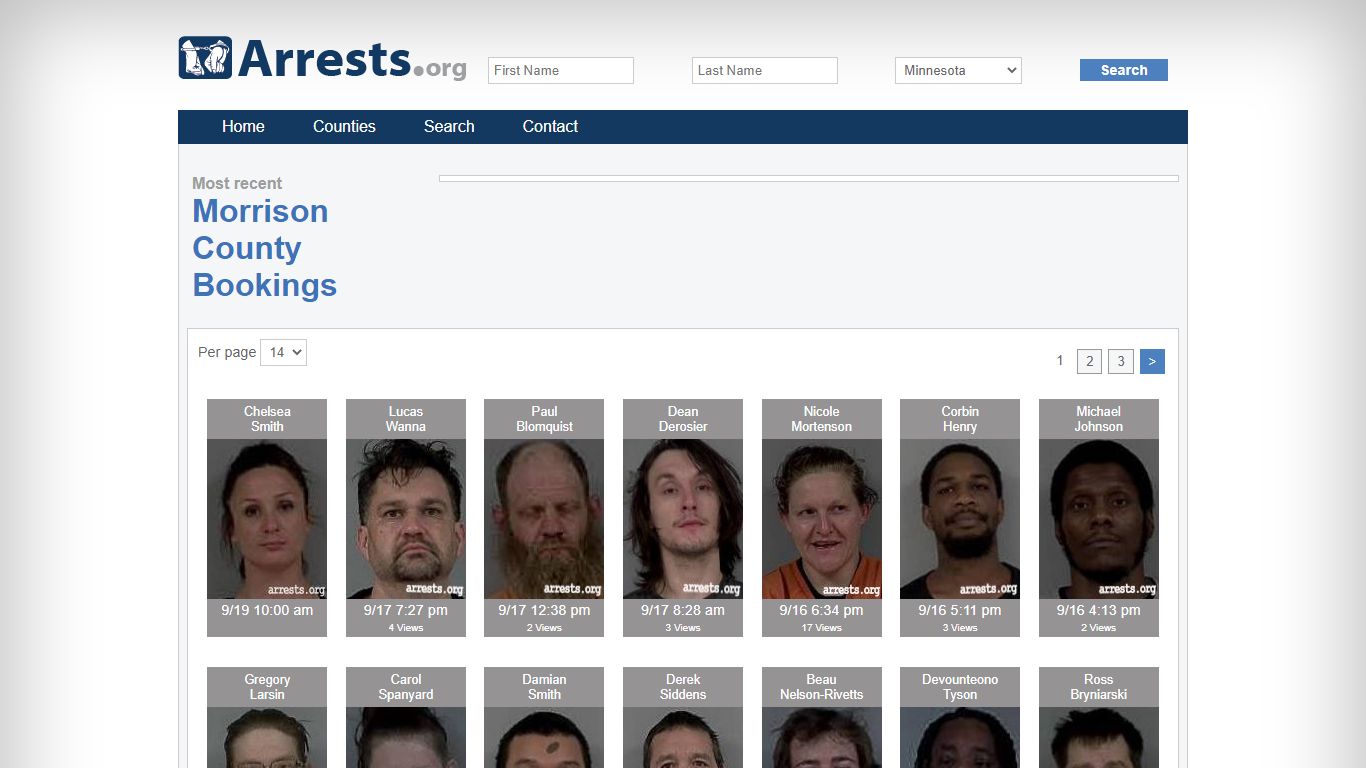Morrison County Arrests and Inmate Search